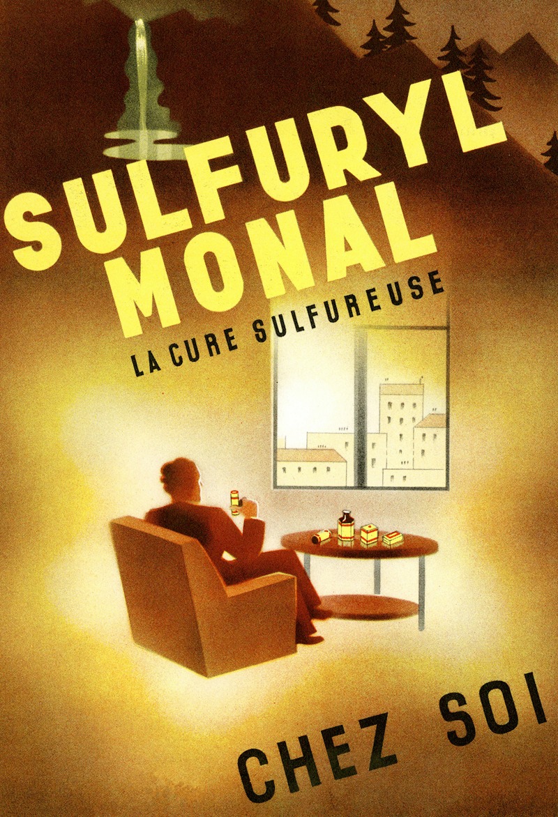 Sulfuryl Monal by Anonymous, 1910-1950 — digital art print download
