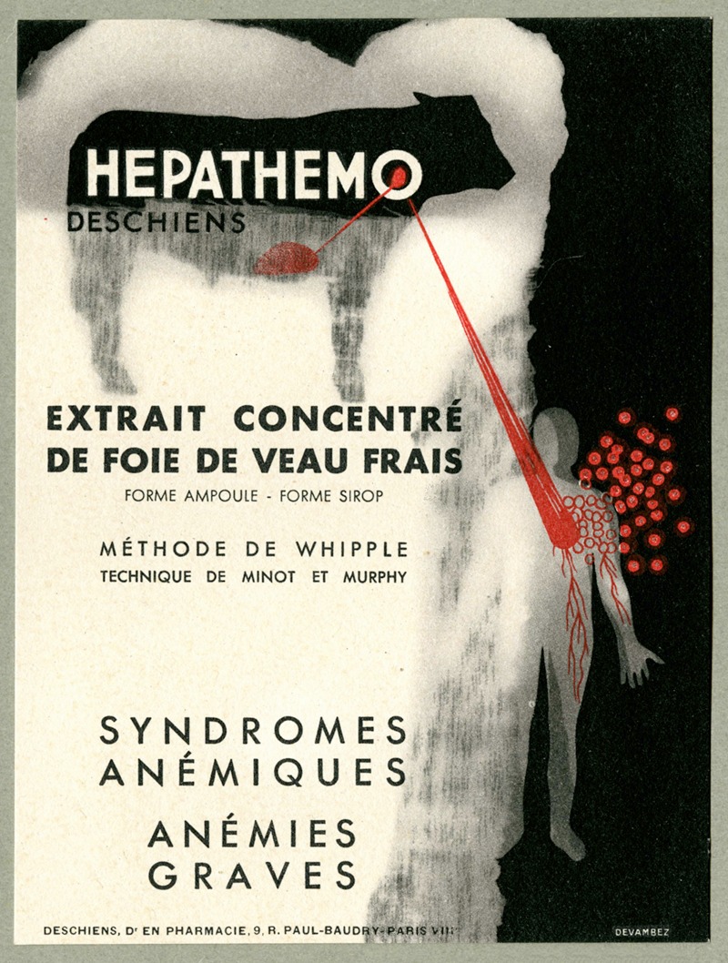 Hepathemo by Дешьен, 1910-1950 — digital art print download