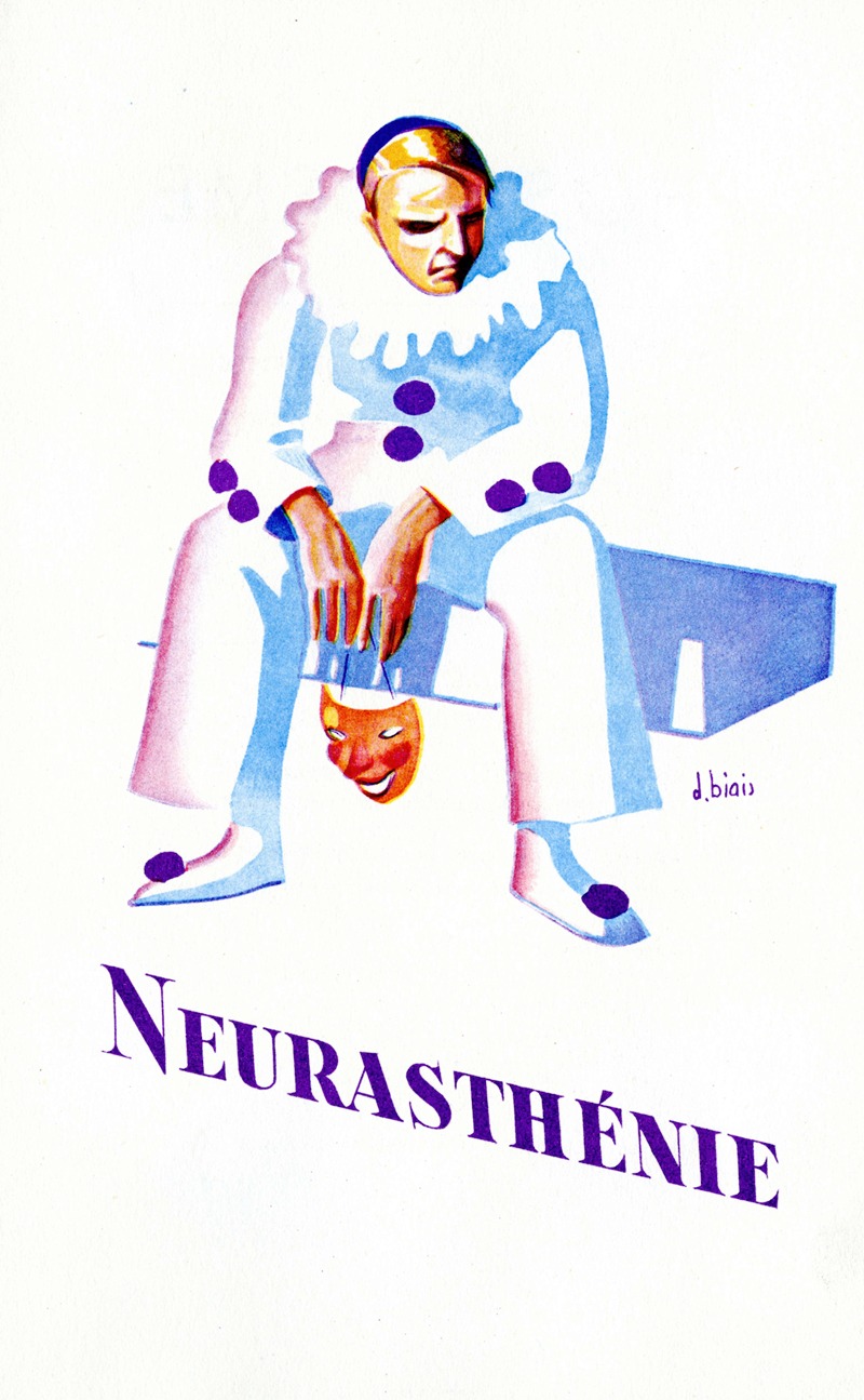 Neurasthénie by H. Biais, 1910-1950 — digital art print download
