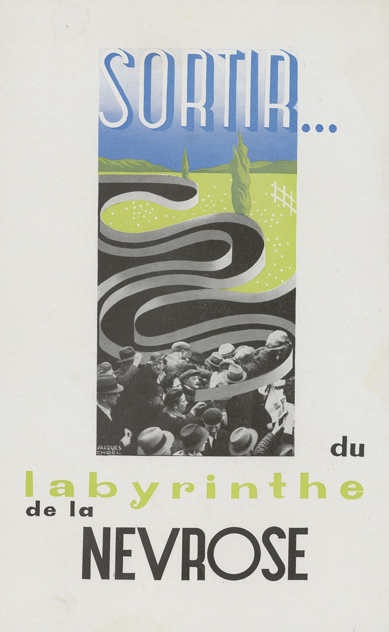 Sortir… du labyronthe de la névrose by Jacques Choël, 1910-1950 — digital art print download