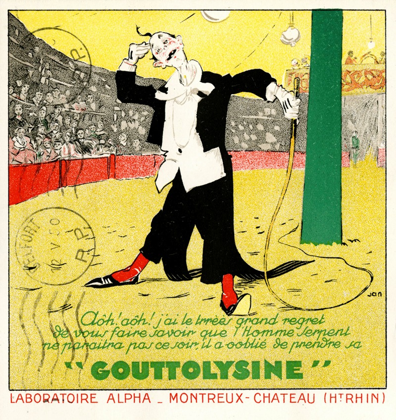 Gouttolysine by Laboratoire Alpha, 1910-1950 — digital art print download
