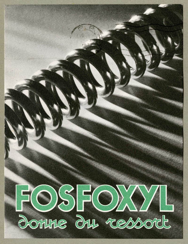 Fosfoxyl by Laboratoire Carron, 1937 — digital art print download