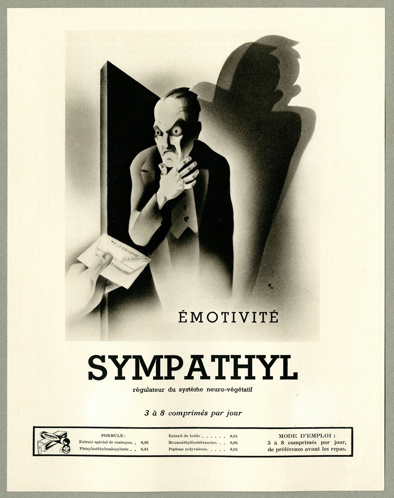 Sympathyl by Laboratoire Chantereau, 1910-1950 — digital art print download