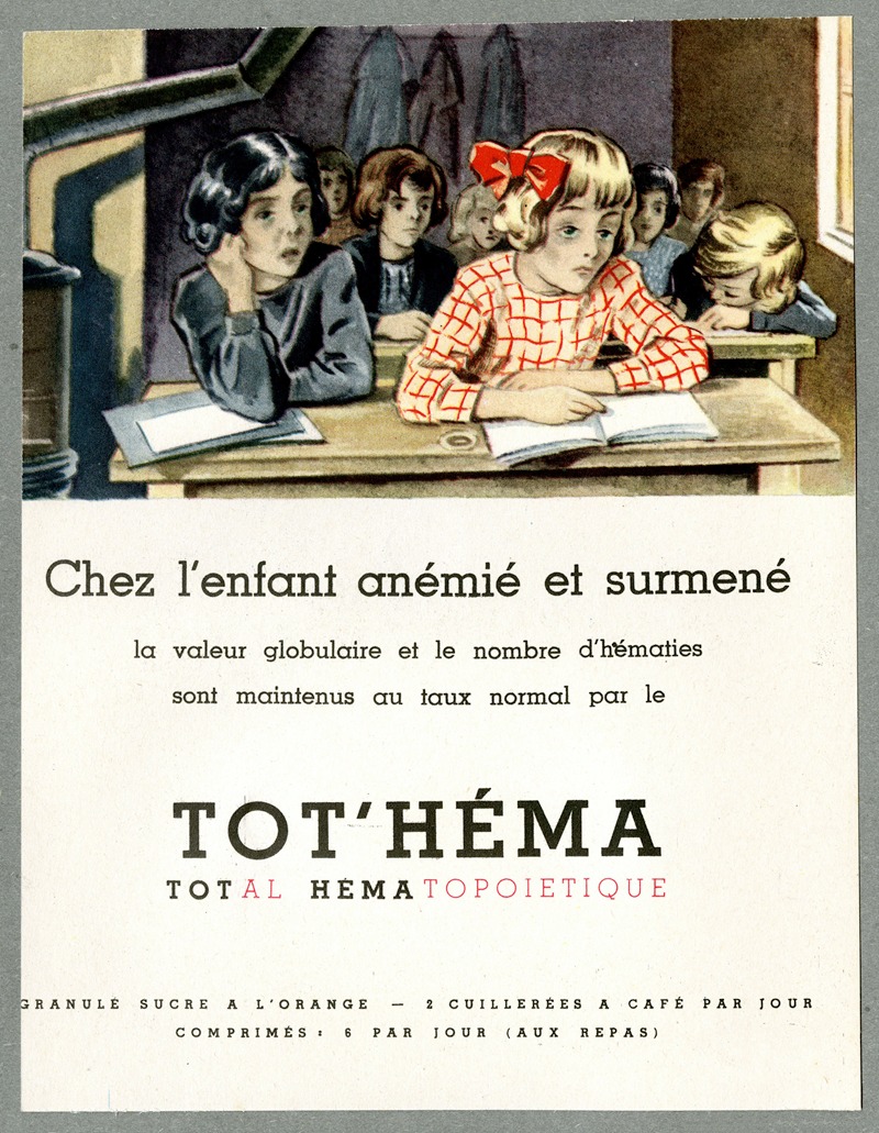 Tot'Hamelis by Laboratoire Chantereau, 1910-1950 — digital art print download