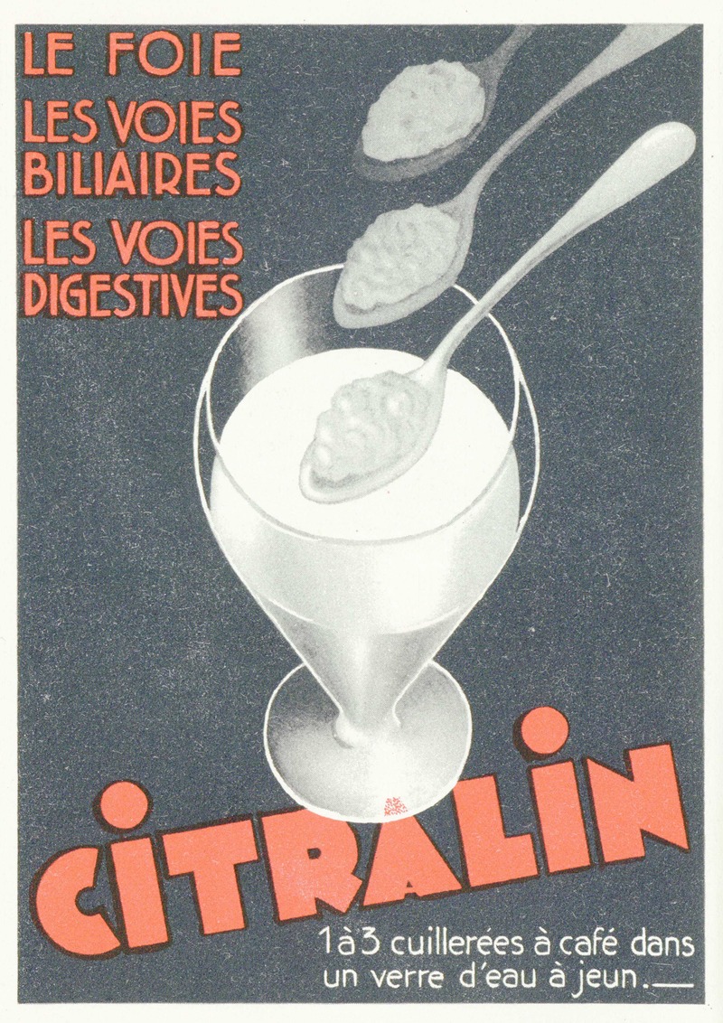 Citralin by Laboratoire de l'Iodarsenic Guiraud, 1910-1950 — digital art print download