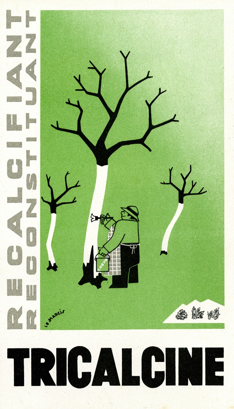 Tricalcine by Laboratoire des produits Scientia, 1910-1950 — digital art print download