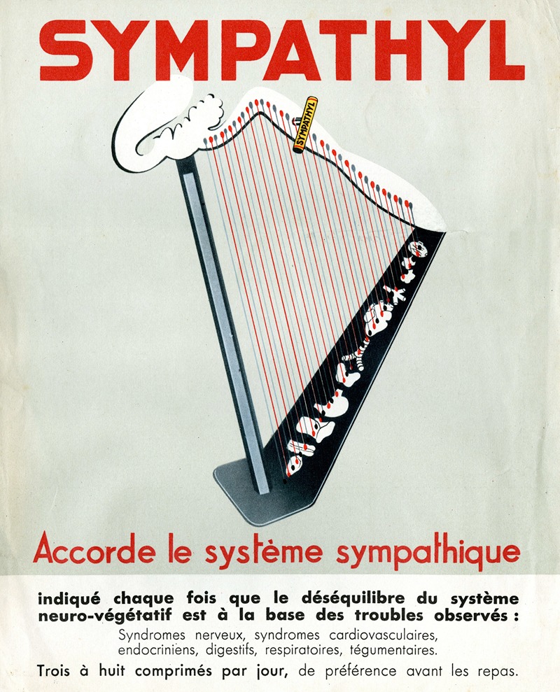 Sympathyl by Laboratoire du Sympathyl, 1910-1950 — digital art print download