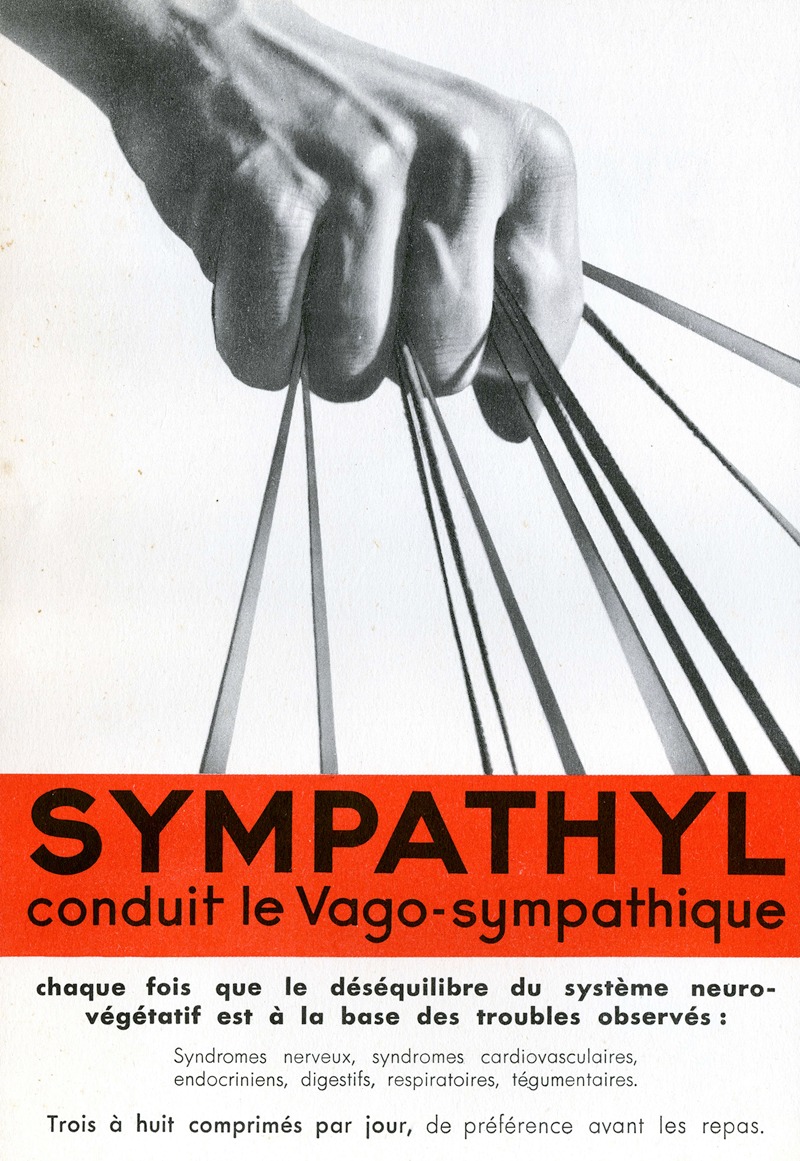 Sympathyl by Laboratoire du Sympathyl, 1910-1950 — digital art print download