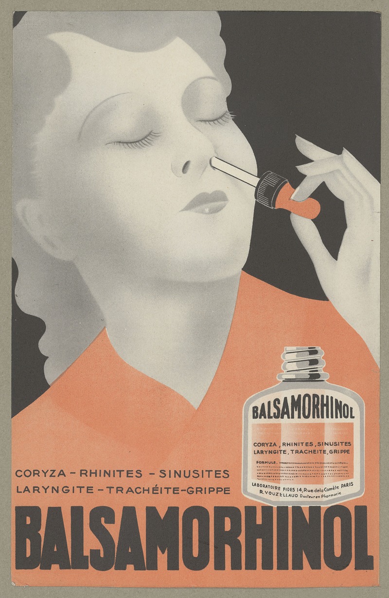 Balsamorhinol by Laboratoire Fides, 1910-1950 — digital art print download