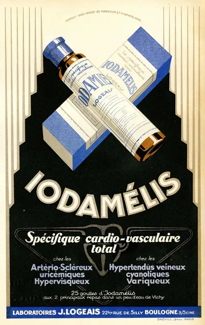 Iodamelis by Laboratoire J. Logeais, 1910-1950 — digital art print download