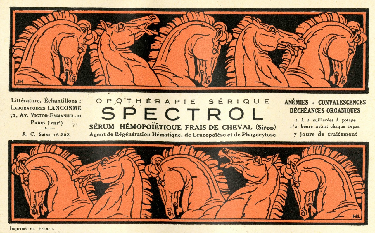 Spectrol by Laboratoire Lancosme, 1910-1950 — digital art print download
