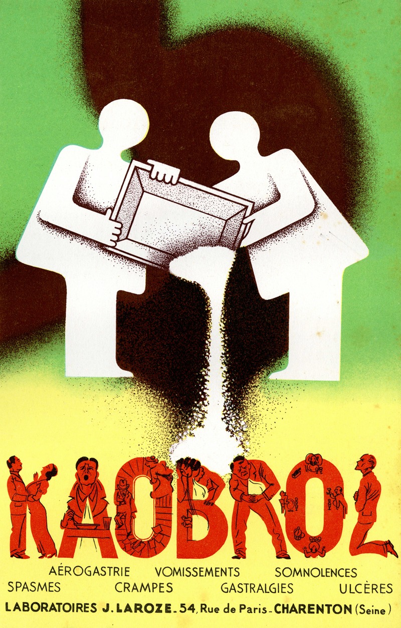 Kaobrol by Laboratoire Laroze, 1910-1950 — digital art print download