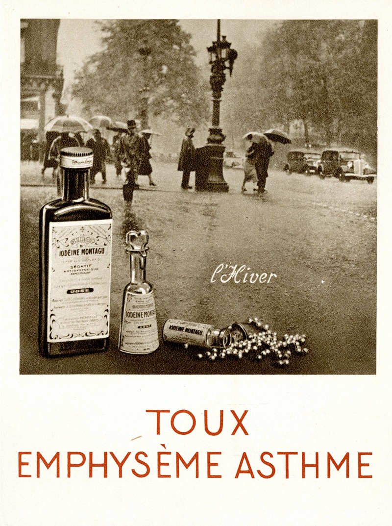 Toux, emphysème, asthme by Laboratoire Montagu, 1910-1950 — digital art print download
