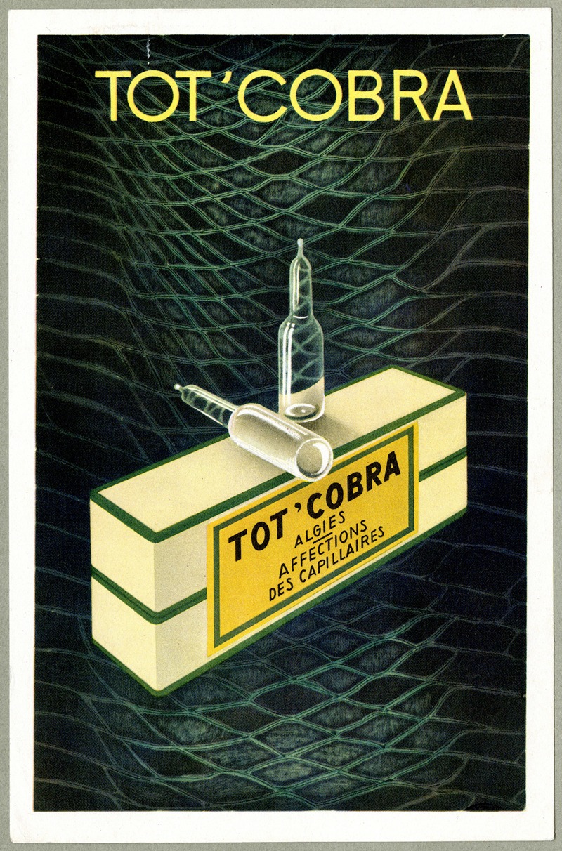 Tot'Cobra by Лаборатуар Р. Галье, 1910-1950 — digital art print download