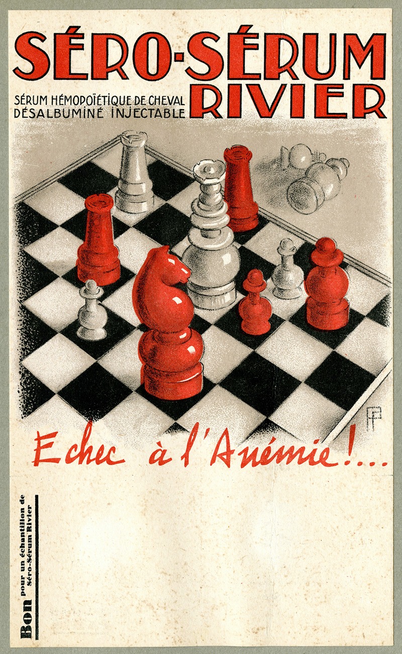 Séro-sérum Rivier by Laboratoire Rivier, 1910-1950 — digital art print download