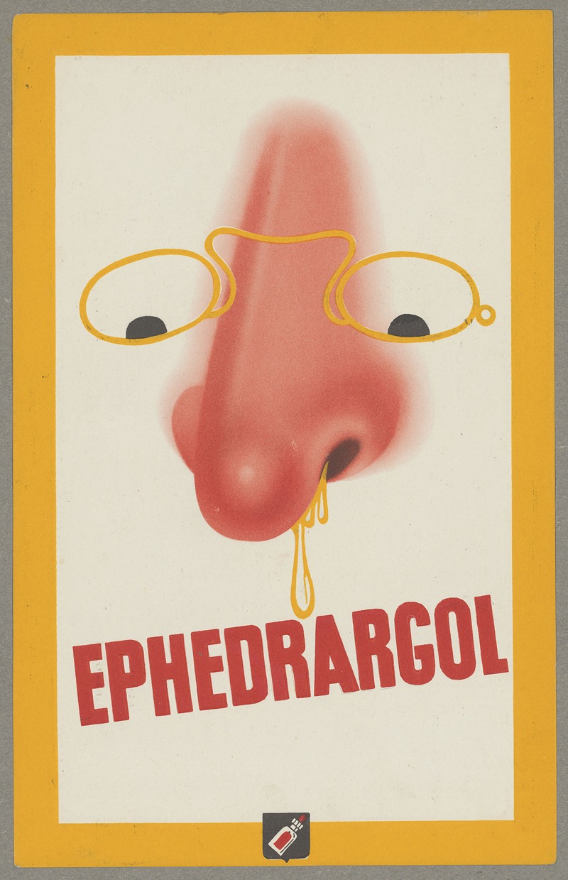Ephedrargol by Laboratoires A. Lemettre, 1938 — digital art print download