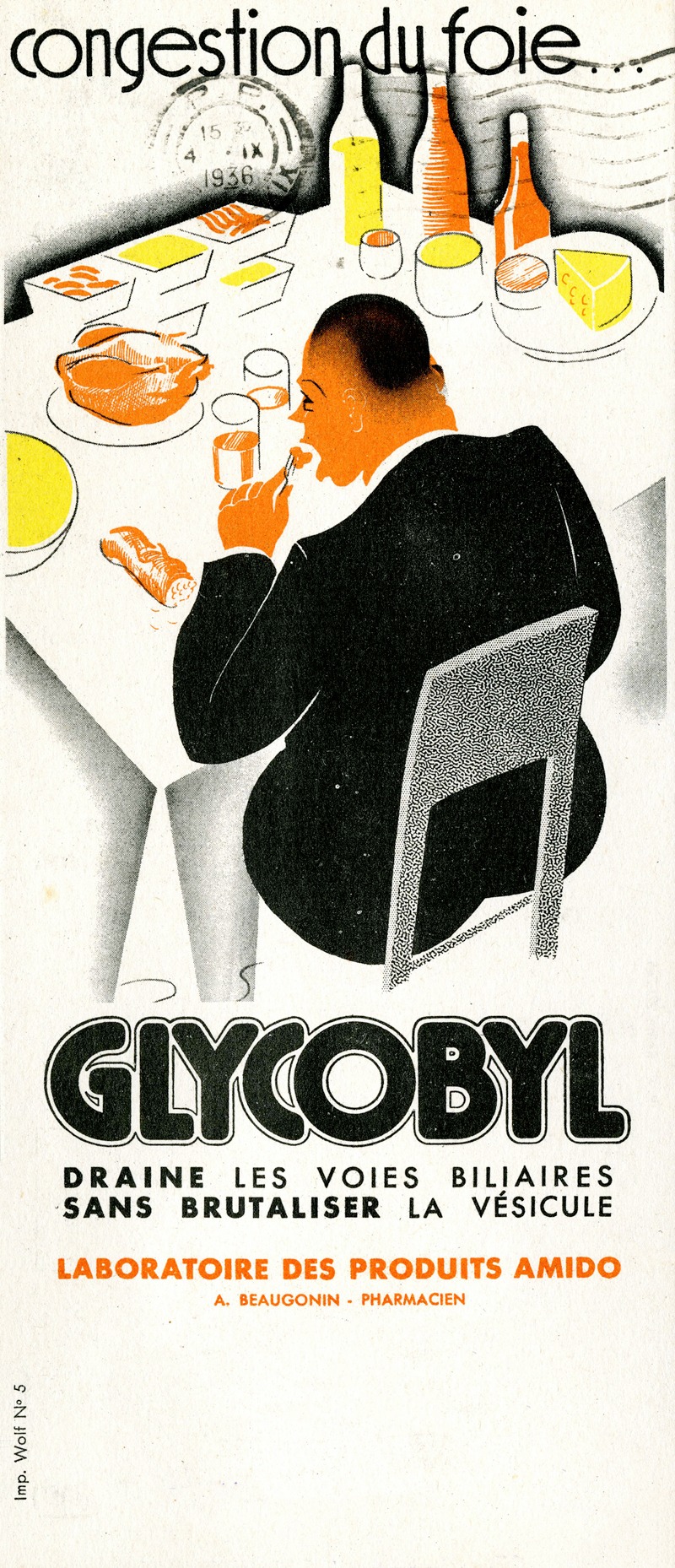 Glycobyl by Laboratoires Amido, 1936 — digital art print download