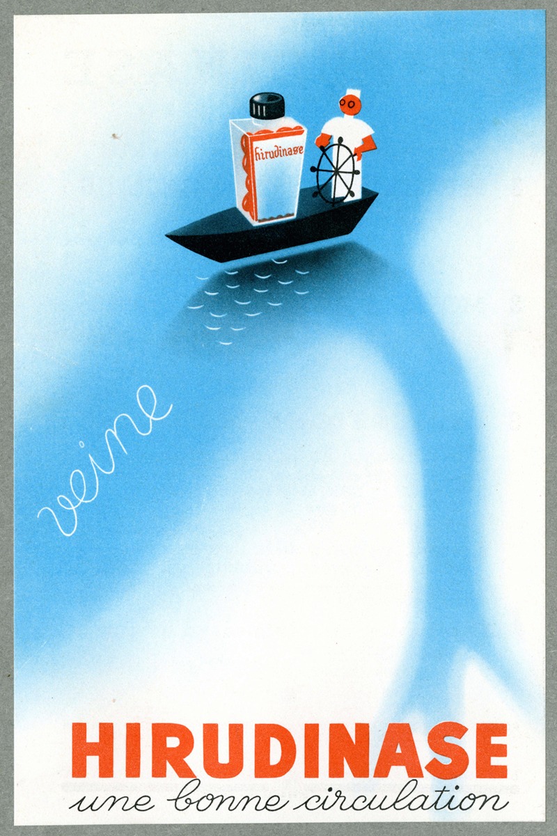 Hirudinase by Laboratoires Ana, 1910-1950 — digital art print download
