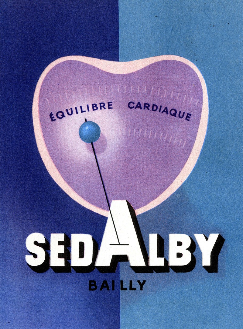 Sedalby by Laboratoires Bailly, 1950 — digital art print download