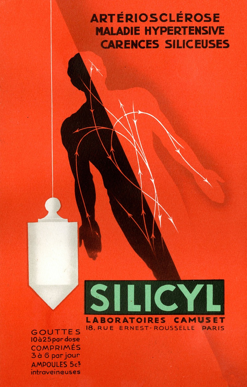 Silicyl by Laboratoires Camuset, 1910-1950 — digital art print download