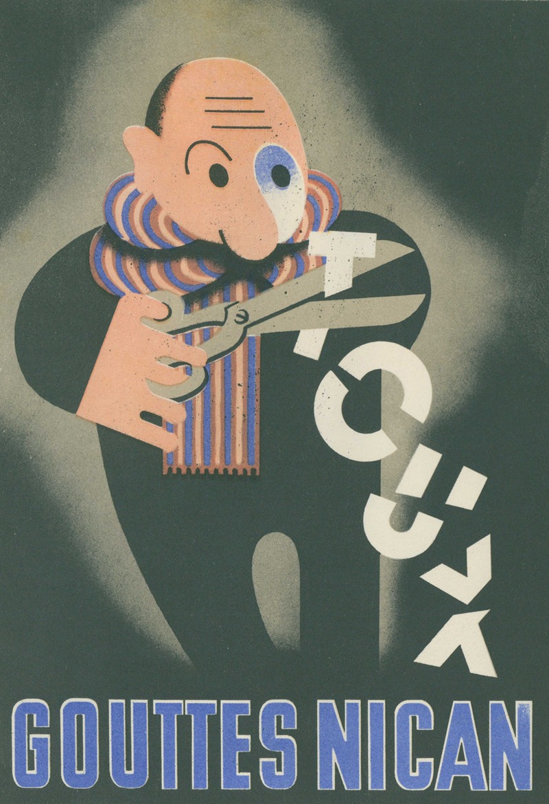 Gouttes Nican by Лаборатории Кантен, 1910-1950 — digital art print download