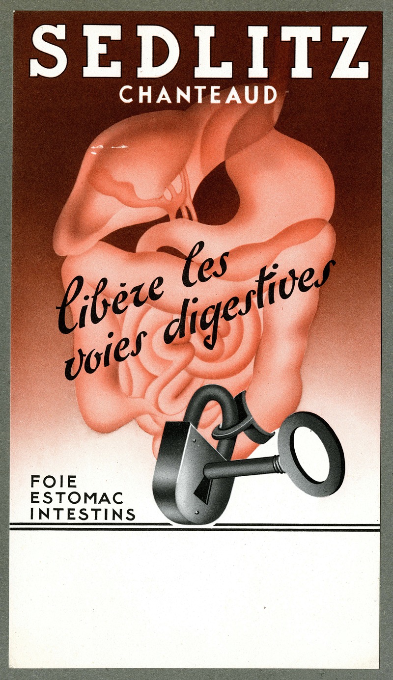 Sedlitz Chanteaud by Laboratoires Chanteaud, 1910-1950 — digital art print download