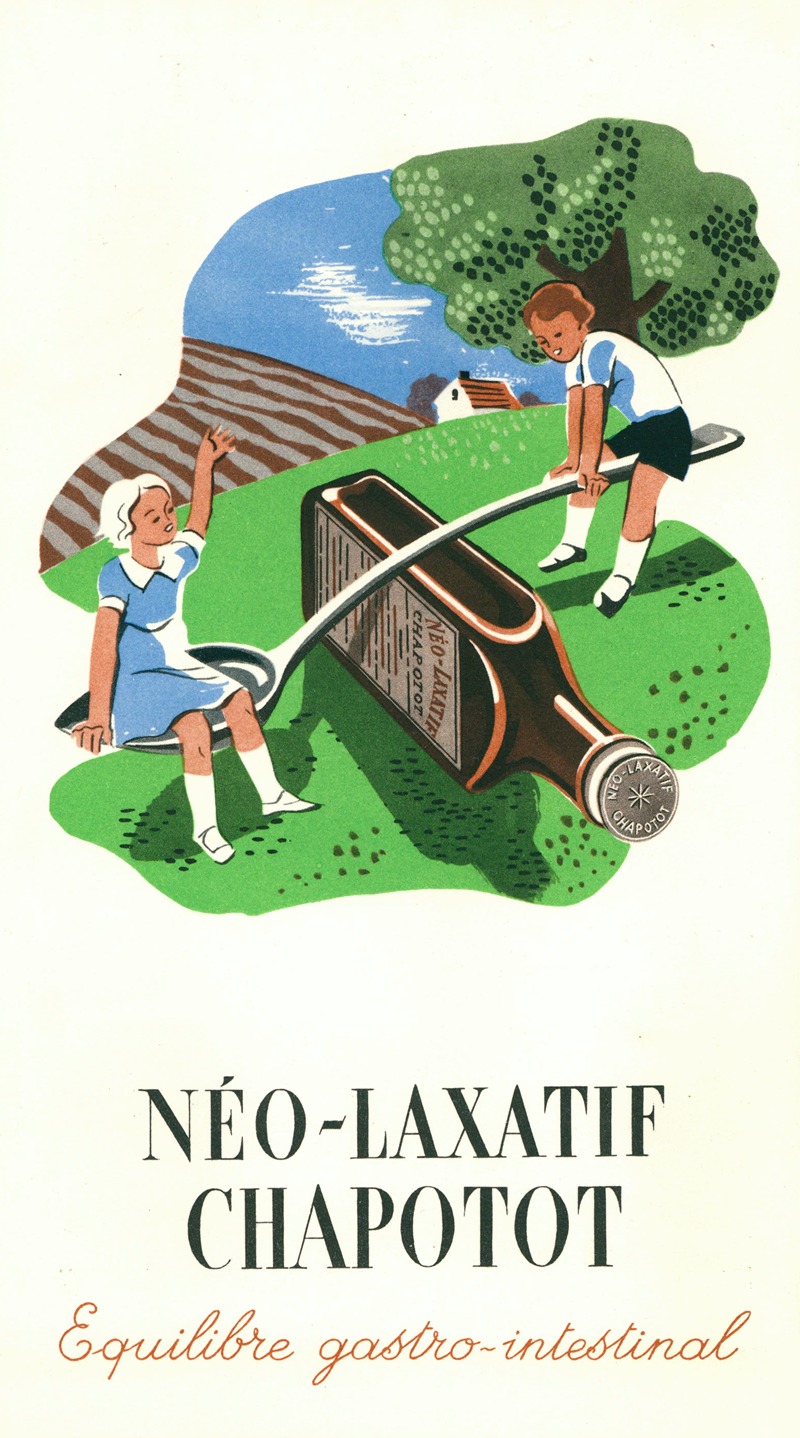 Néo-laxatif Chapotot by Лаборатории Шапото, 1910-1950 — digital art print download