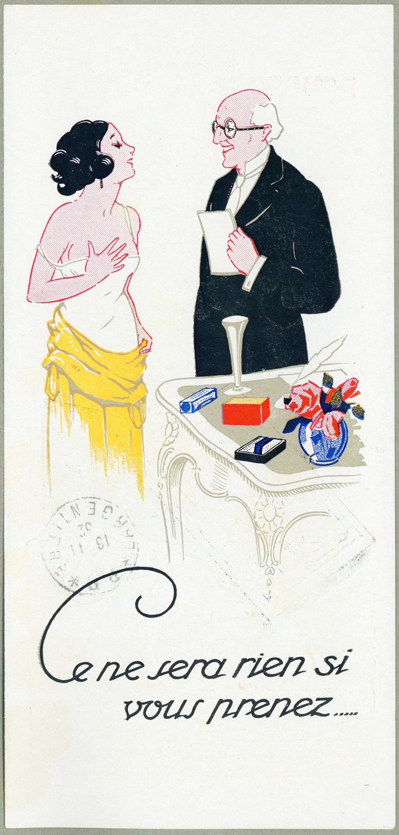 Ce ne sera rien si vous prenez… by Laboratoires Charvoz, 1932 — digital art print download