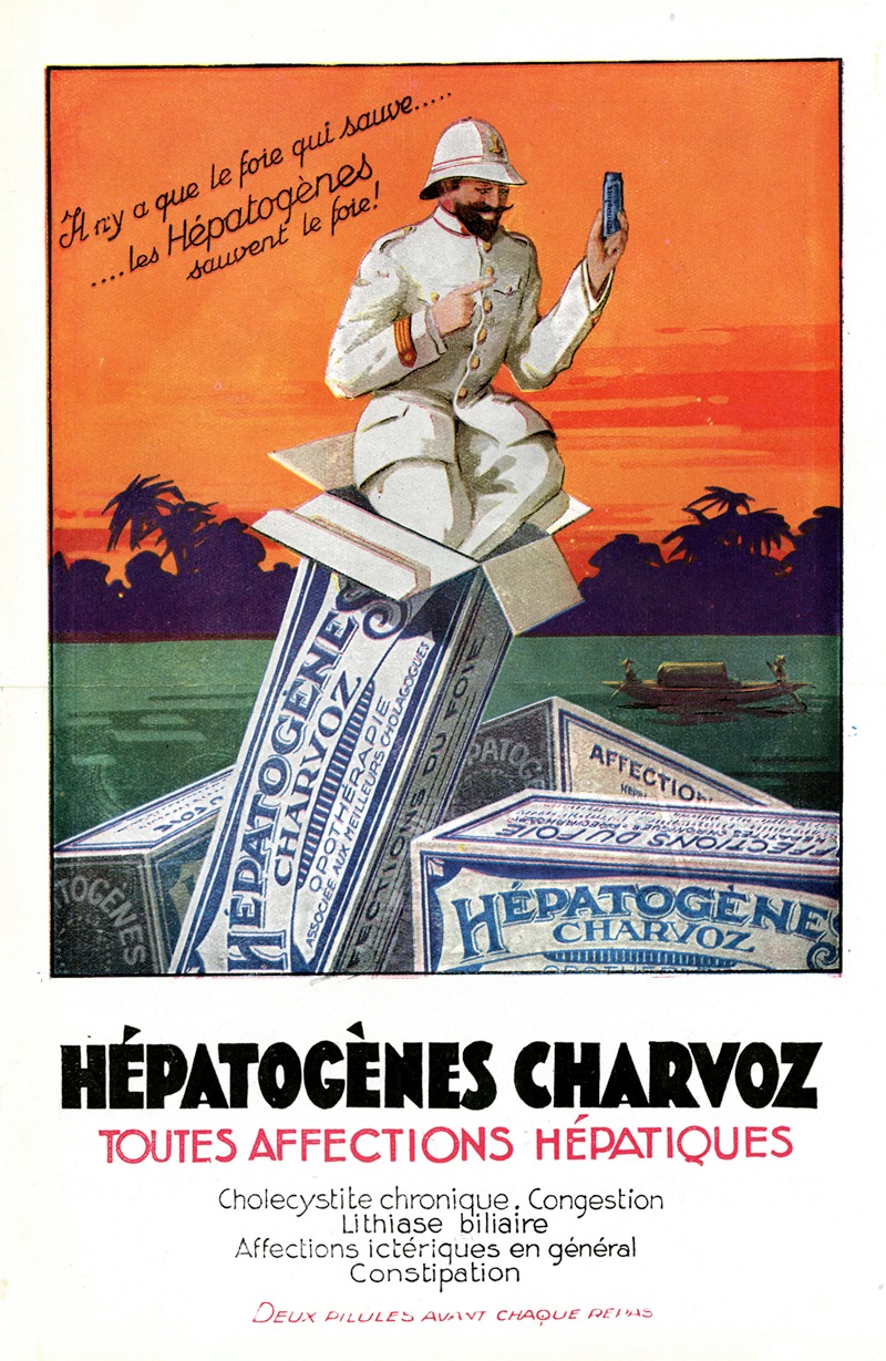 Hépatogènes Charvoz by Laboratoires Charvoz, 1910-1950 — digital art print download