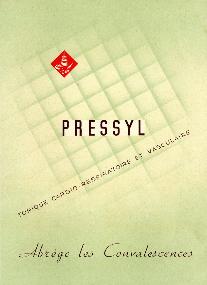 Le Pressyl by Laboratoires Chevretin-Lematte, 1910-1950 — digital art print download