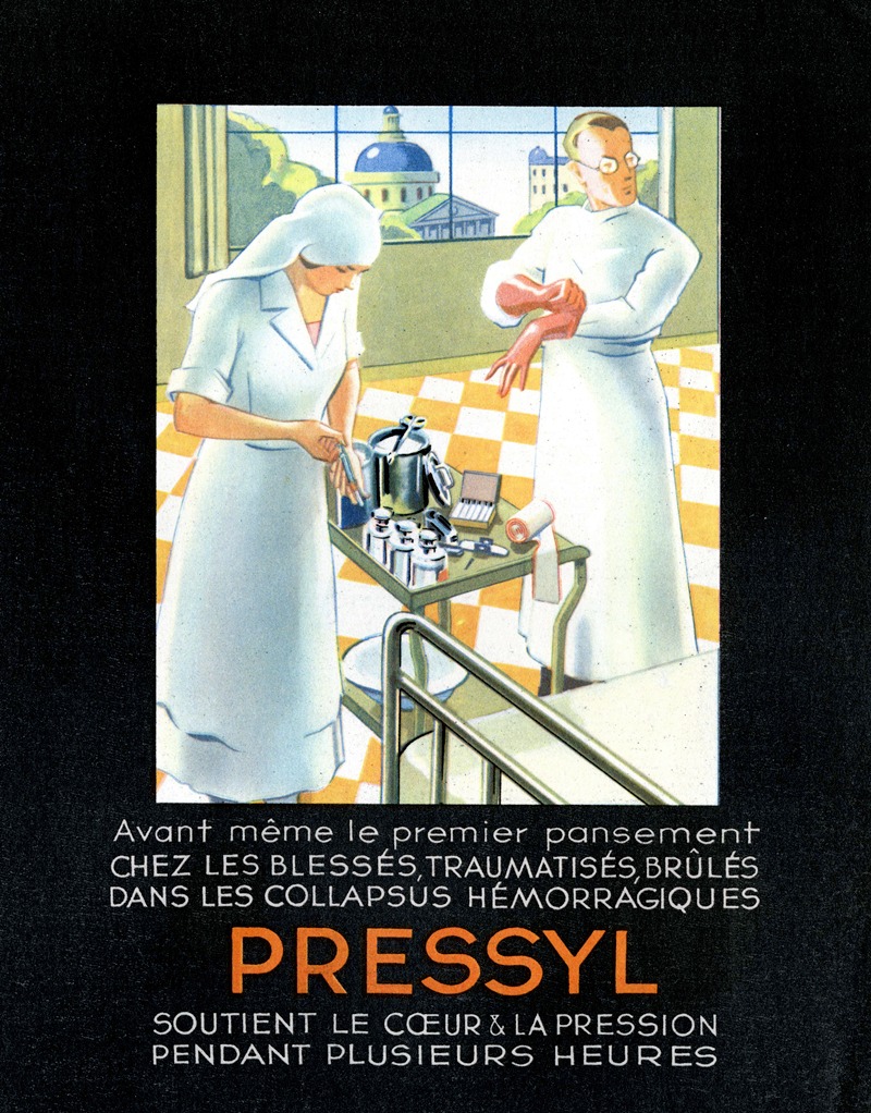 Pressyl by Laboratoires Chevretin-Lematte, 1910-1950 — digital art print download