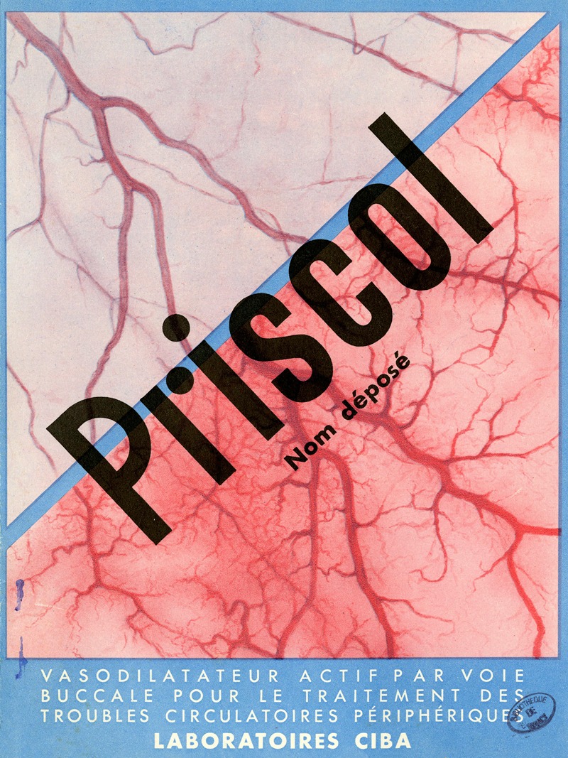Priscol by Лаборатории Сиба, 1910-1950 — digital art print download