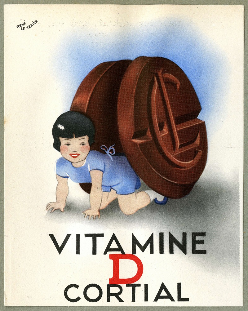 Vitamine D Cortial by Laboratoires Cortial, 1910-1950 — digital art print download