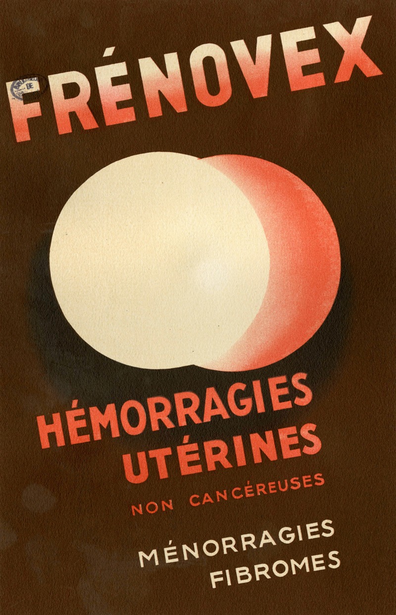 Frénovex by Laboratoires Crinex-Uvé, 1910-1950 — digital art print download