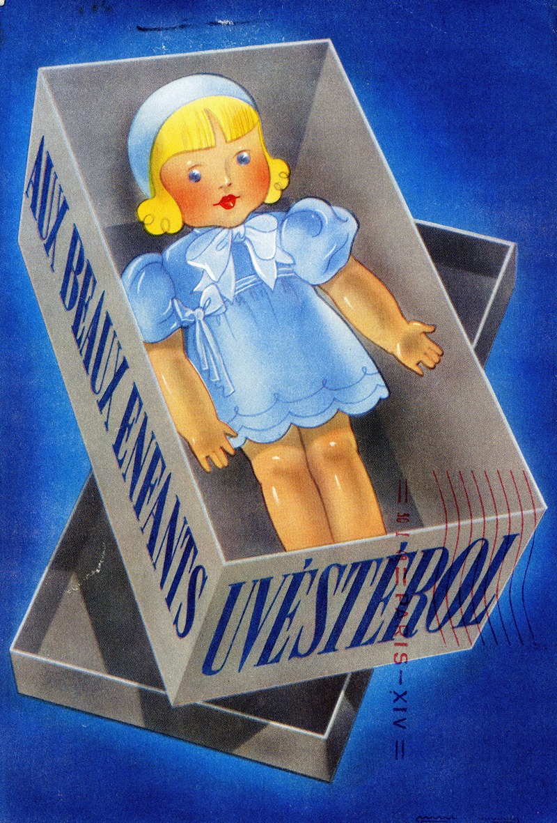 Uvéstérol by Laboratoires Crinex-Uvé, 1948 — digital art print download