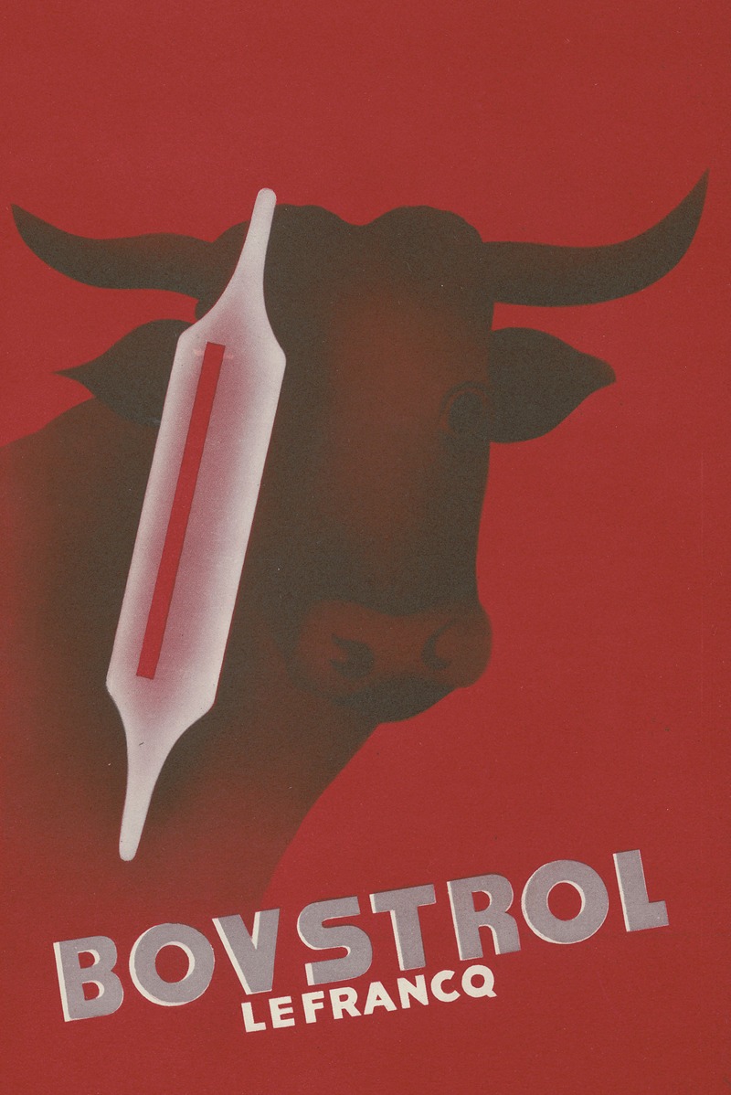 Bovstrol Lefrancq by Laboratoires de la Carnine Lefrancq, 1910-1950 — digital art print download