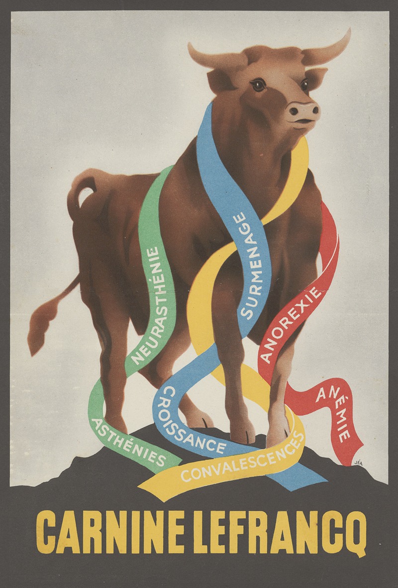 Carnine Lefrancq by Laboratoires de la Carnine Lefrancq, 1910-1950 — digital art print download