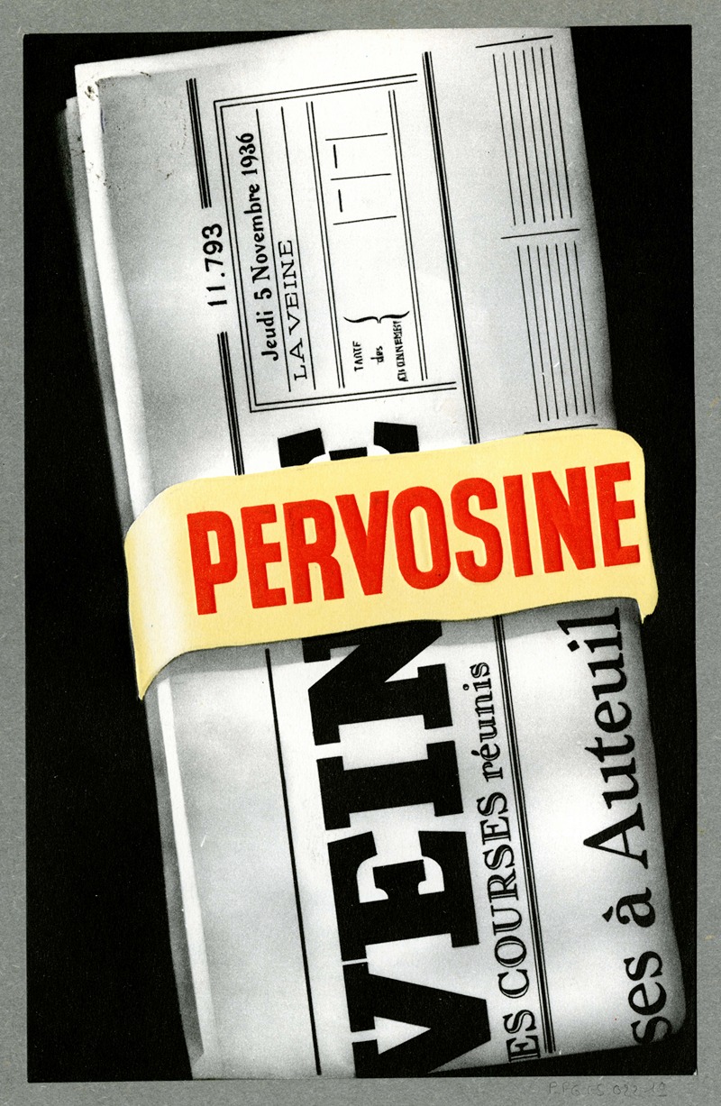 Pervosine by Laboratoires de la Pervosine, 1938 — digital art print download