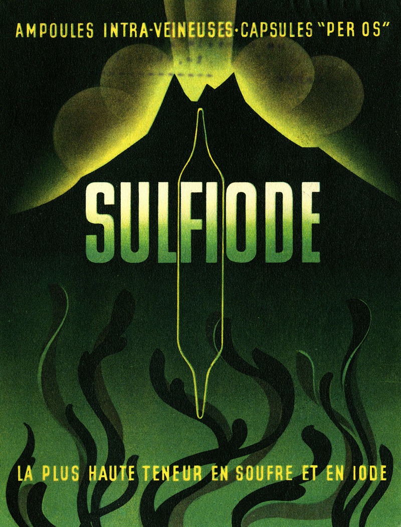 Sulfiode by Laboratoires de thérapeutique antirhumatismale Sarein, 1910-1950 — digital art print download