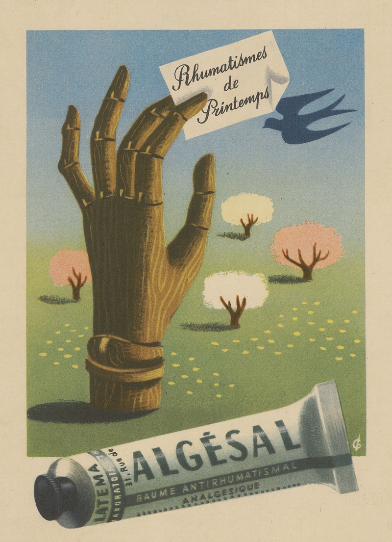 Algésal by Laboratoires de thérapeutique moderne, 1910-1950 — digital art print download