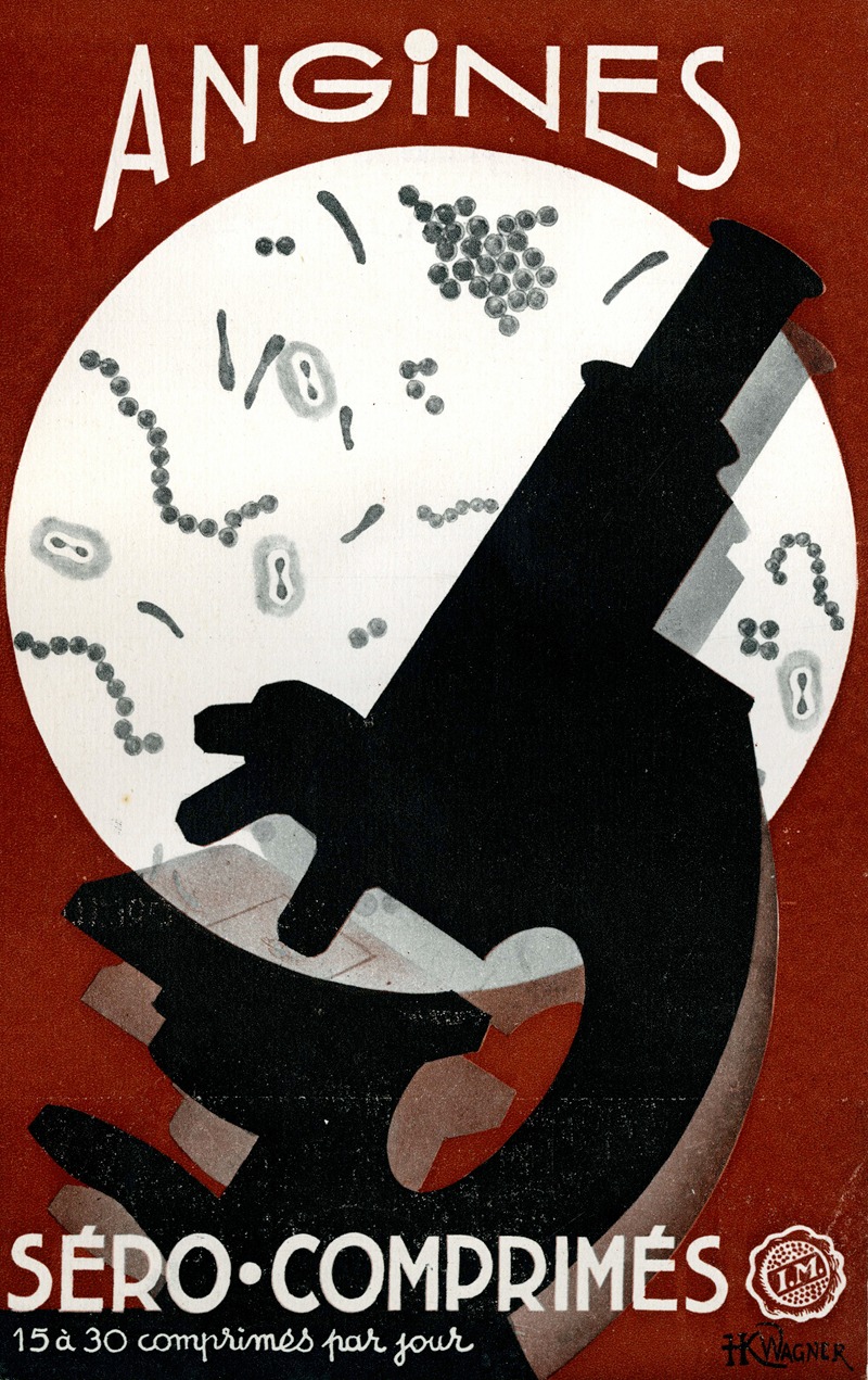Angines by Laboratoires des produits biologiques I.M., 1937 — digital art print download
