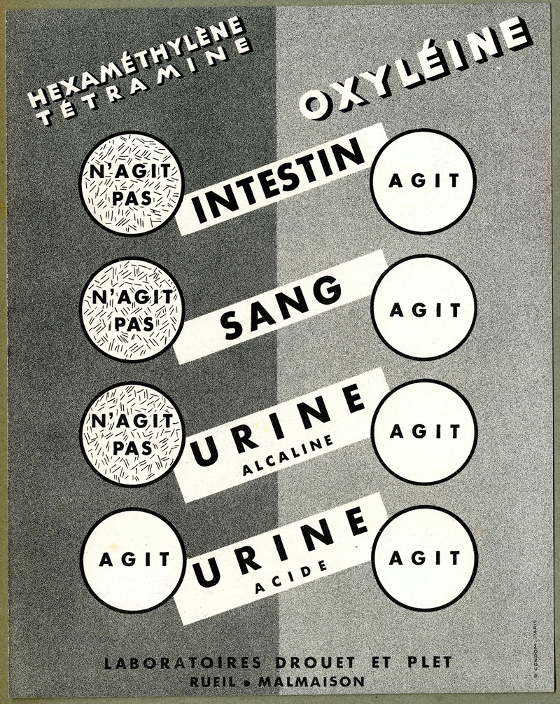 Oxyléine by Laboratoires Drouet & Plet, 1910-1950 — digital art print download