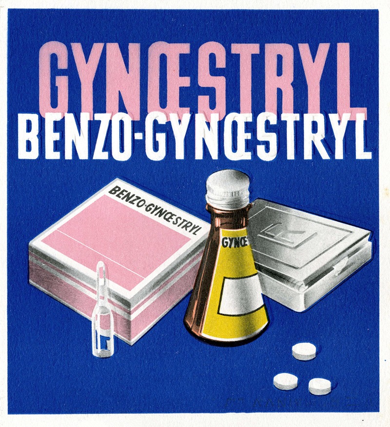 Gynoestryl by Laboratoires du docteur Roussel, 1910-1950 — digital art print download