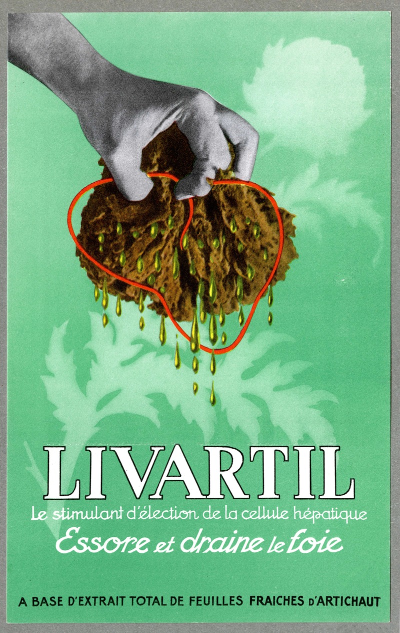 Livartil by Laboratoires du Livartil, 1910-1950 — digital art print download