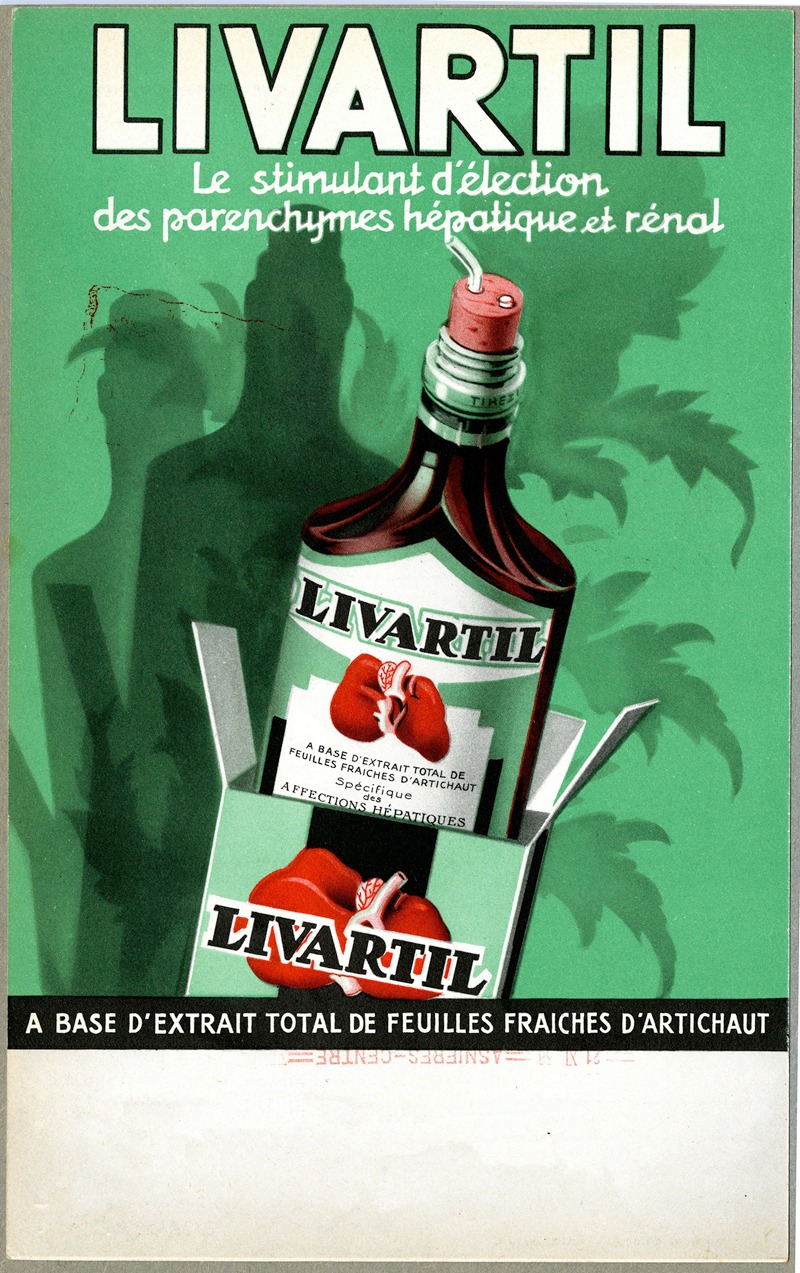 Livartil by Laboratoires du Livartil, 1938 — digital art print download