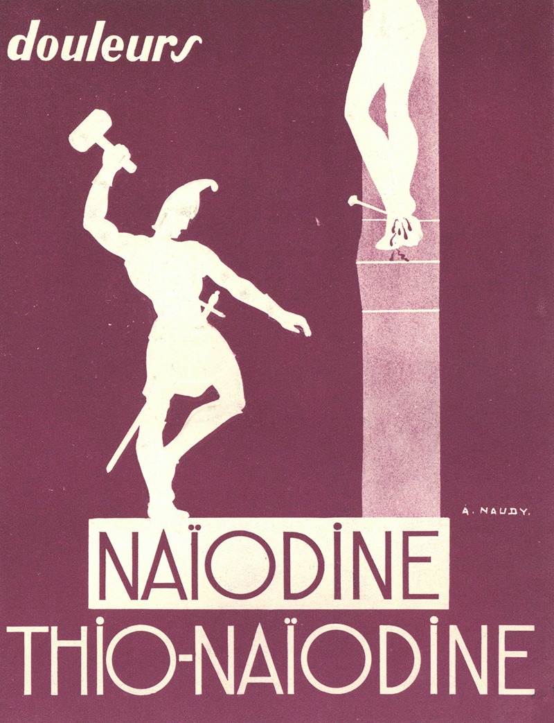 Naiodine by Laboratoires Jacques Logeais, 1910-1950 — digital art print download