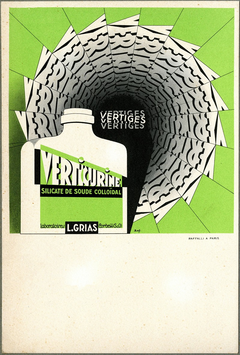 Verticurine by Laboratoires L. Grias, 1910-1950 — digital art print download