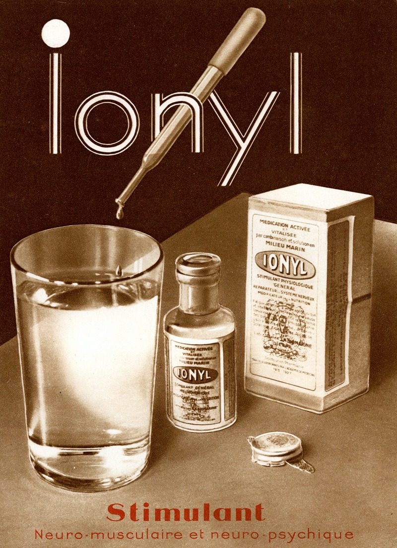 Ionyl by Лаборатории ла Биомарин, 1910-1950 — digital art print download