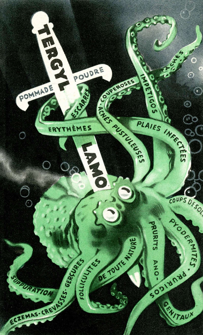 Tergyl Lamo by Laboratoires Lamo, 1910-1950 — digital art print download