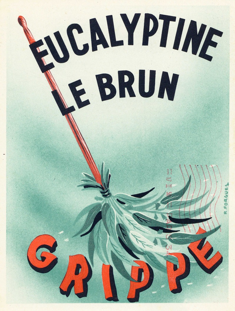Eucalyptine Le Brun by Лаборатуар Лё Брюн, 1910-1950 — digital art print download